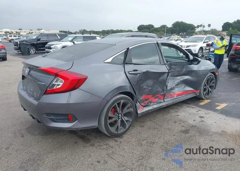 2021 Honda Civic Sport из США, поврежденный, VIN 2HGFC2F88MH545084